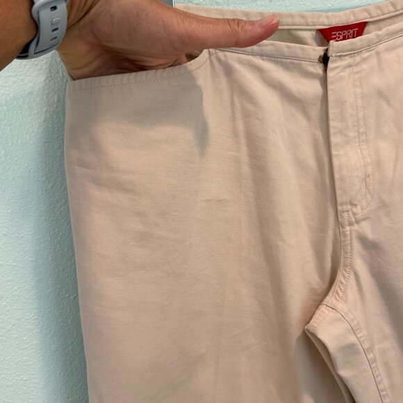 ESPRIT‎ Light Khaki Pant Size 11/12 - Picture 2 of 7